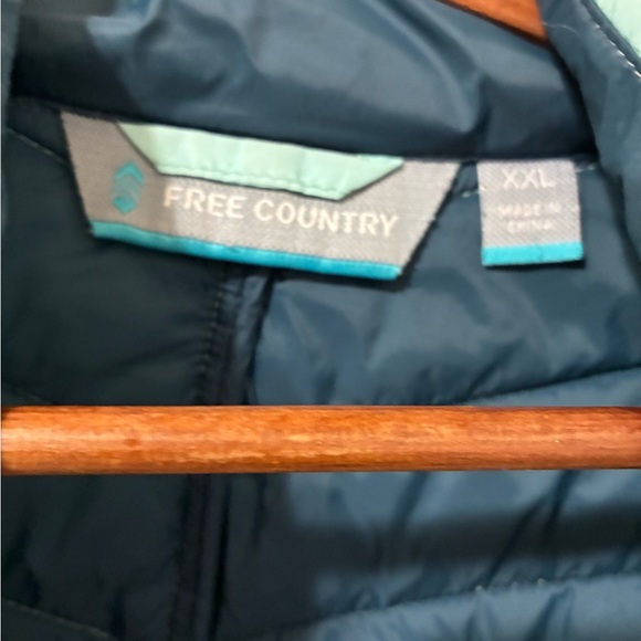 Free Country teal Jacket Sz XXL - Picture 3 of 5